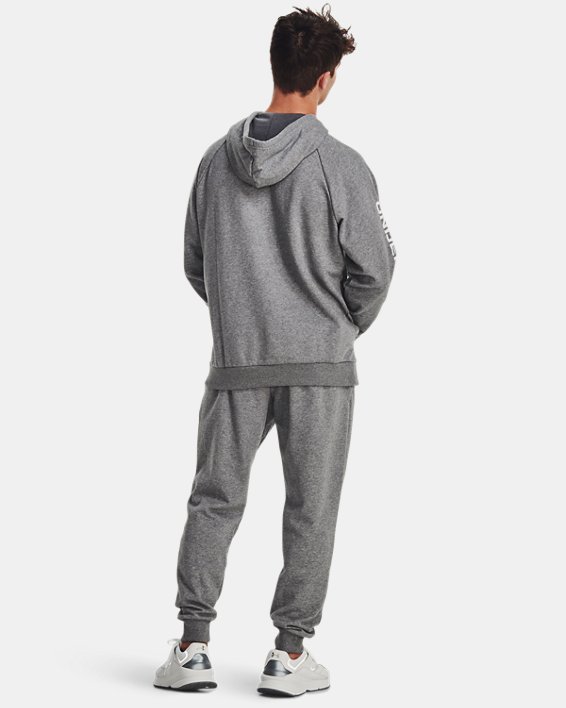 UA Rival Fleece-Trainingsanzug, Gray, pdpMainDesktop image number 1